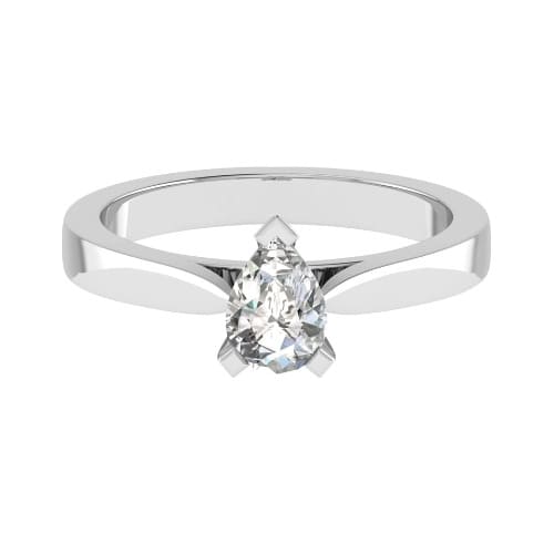 Iniya Lab Grown Diamond 3 Prong Classic Solitaire Engagement Ring