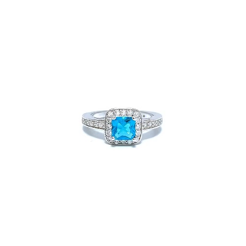 Bonita Aquamarine Rose Gold 