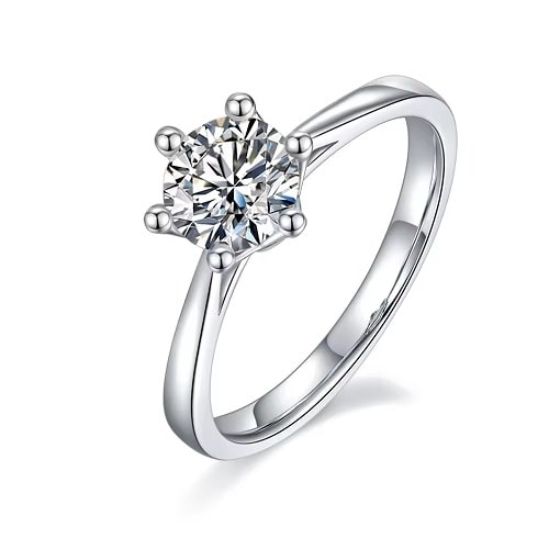 Caris 0.20 - 3.00 Carat Lab Grown Diamond Classic Solitaire Engagement Ring
