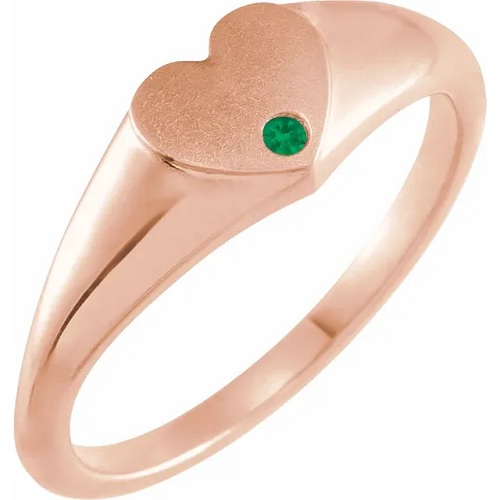 Zhamira Emerald Rose Gold 