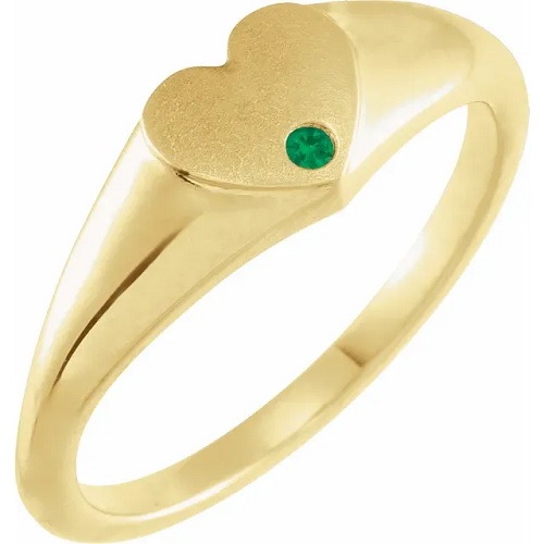 Zhamira Emerald Yellow Gold 