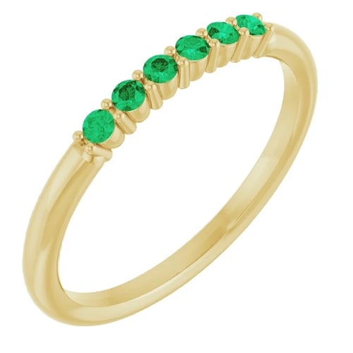 Orianna Emerald Yellow Gold 