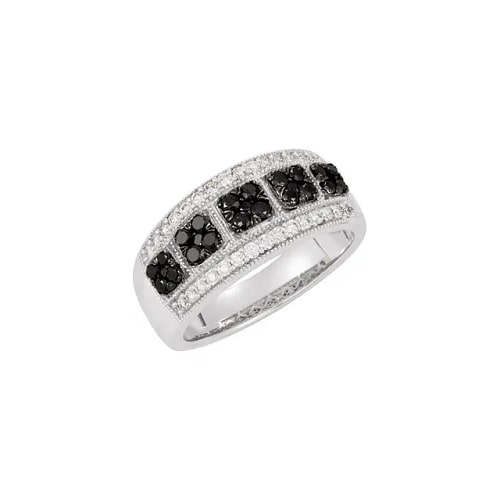Yuritzi 0.80 Carat Black Diamond Ring