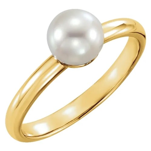 Zenaya Pearl Yellow Gold 
