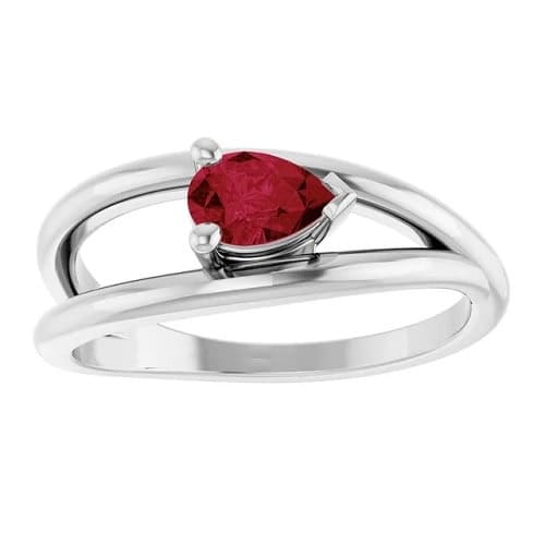 Dandra Natural Ruby 3 Prong 