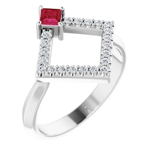Lillian Natural Ruby 