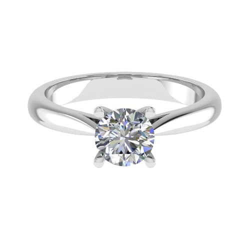 Darnetta 4 Prong Solitaire Diamond Ring