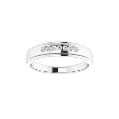 Dinalee 0.16 Carat Natural Bezel 7 Stone Diamond Ring
