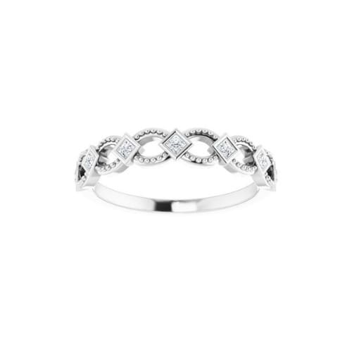 Dineo Lab Grown Bezel 7 Stone Diamond Ring