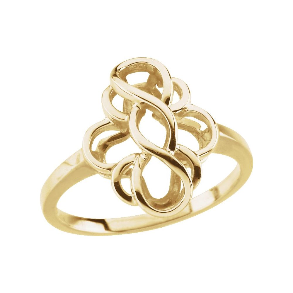 Aster White Gold Ring