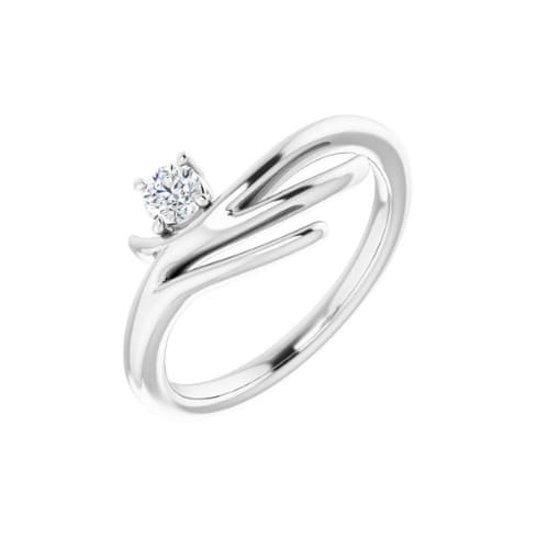 Deonne Natural 4 Prong Solitaire Diamond Ring