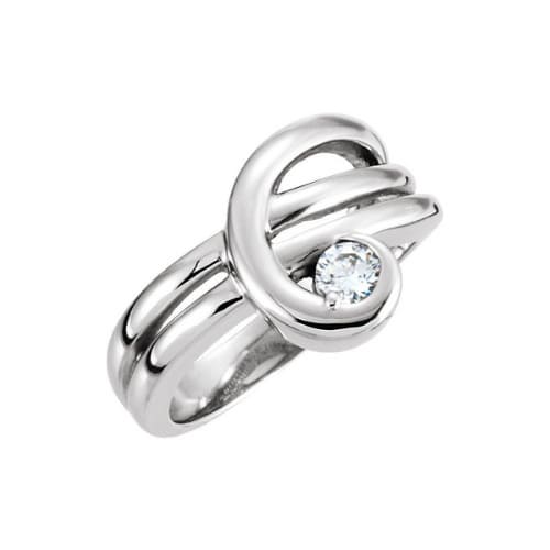 Davita Natural Tension Solitaire Diamond Ring
