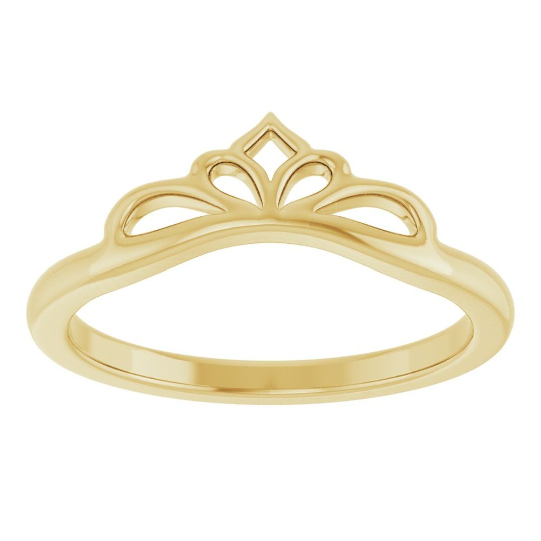 Averielle Yellow Gold Plain Wedding Ring for Women