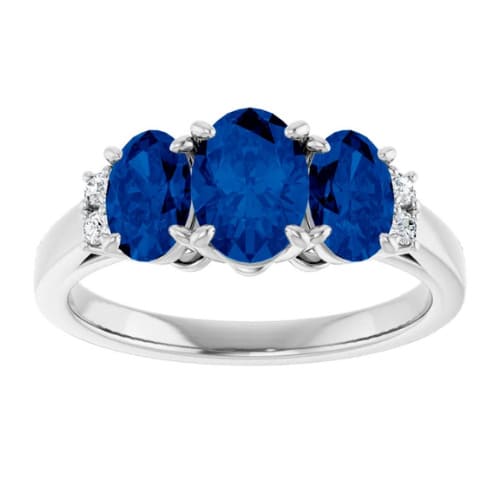 Avonelle 2.25 Carat Blue Sapphire 4 Prong 