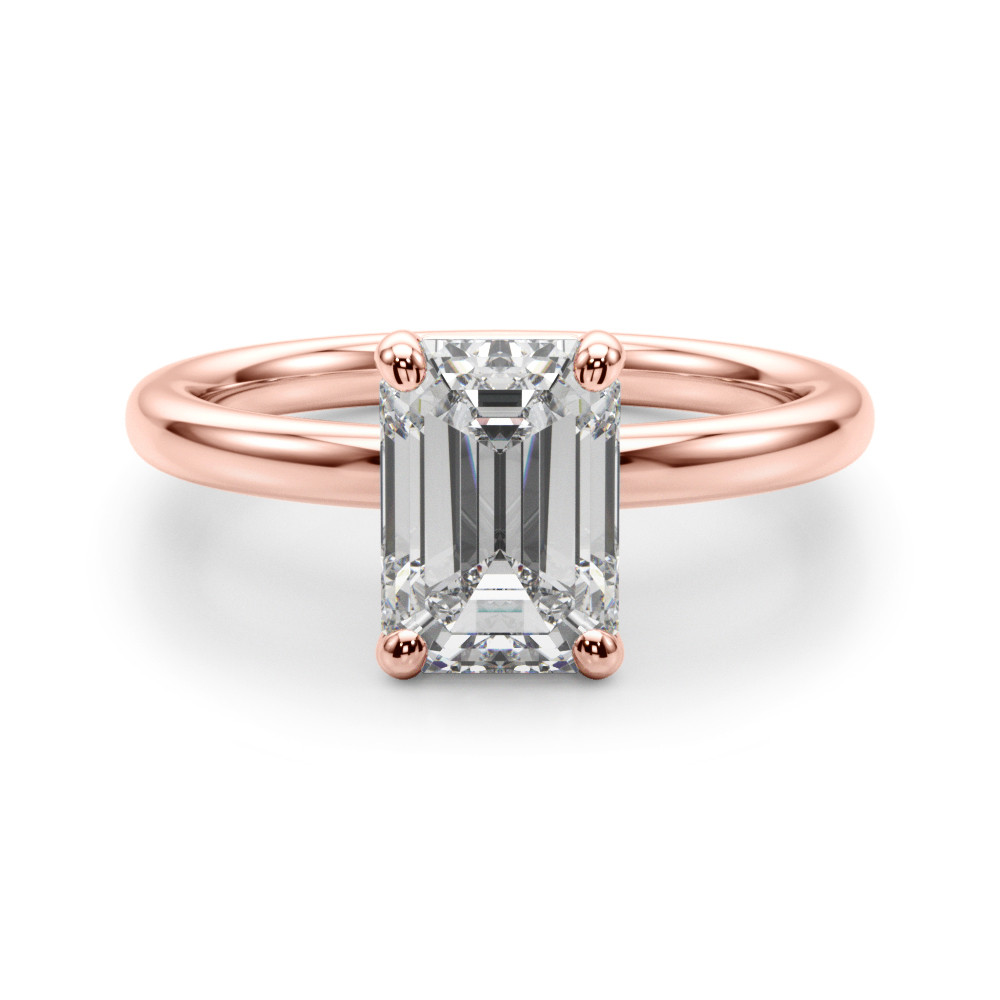 Linzy Lab Grown Rose Gold  Diamond Ring