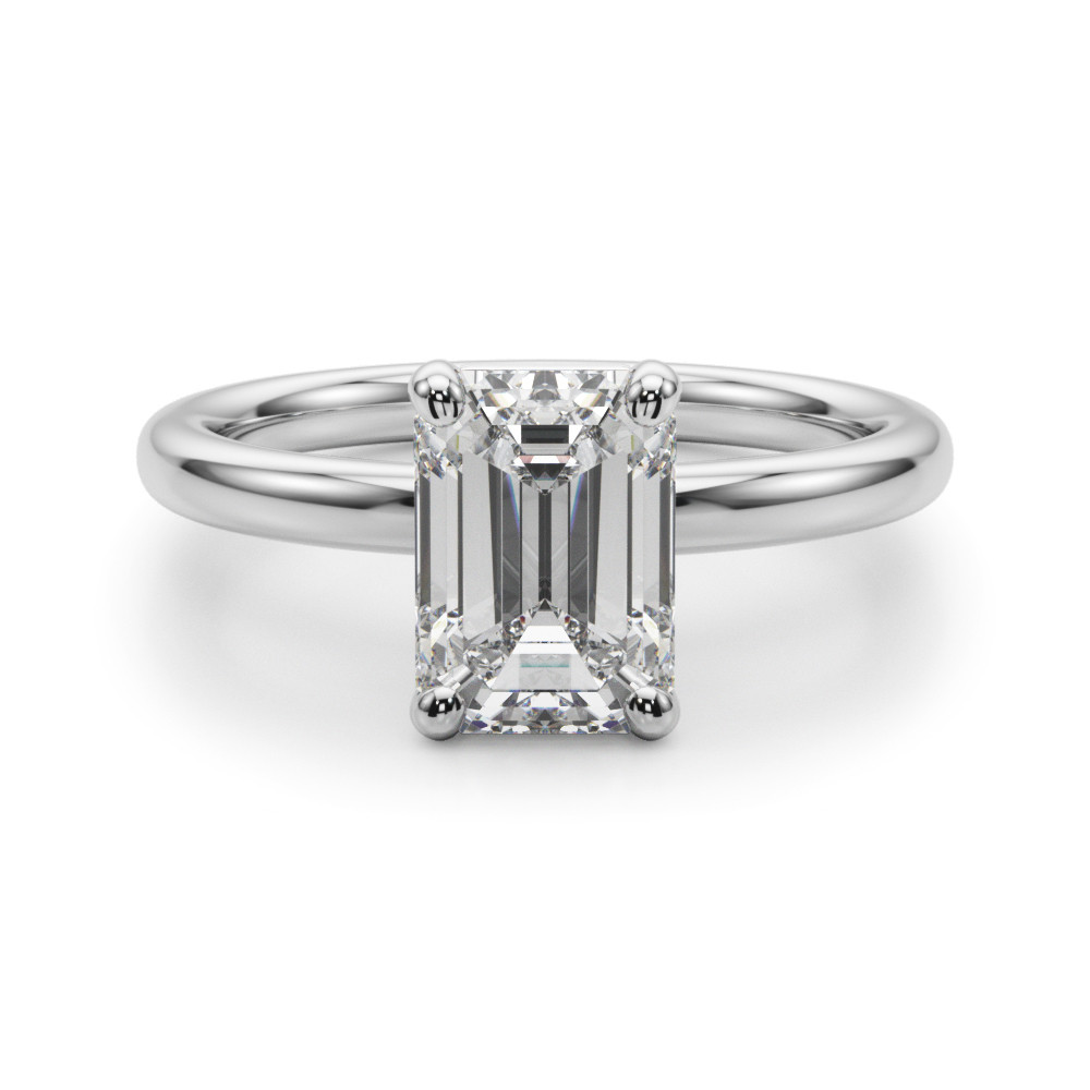 Linzy Lab Grown Platinum  Diamond Ring