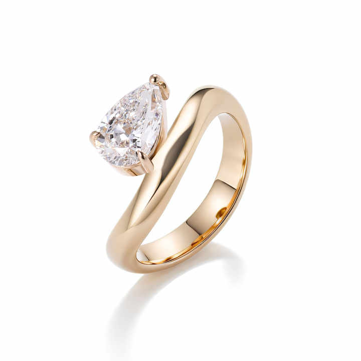 Ruchi Natural Diamond Classic Solitaire Engagement Ring