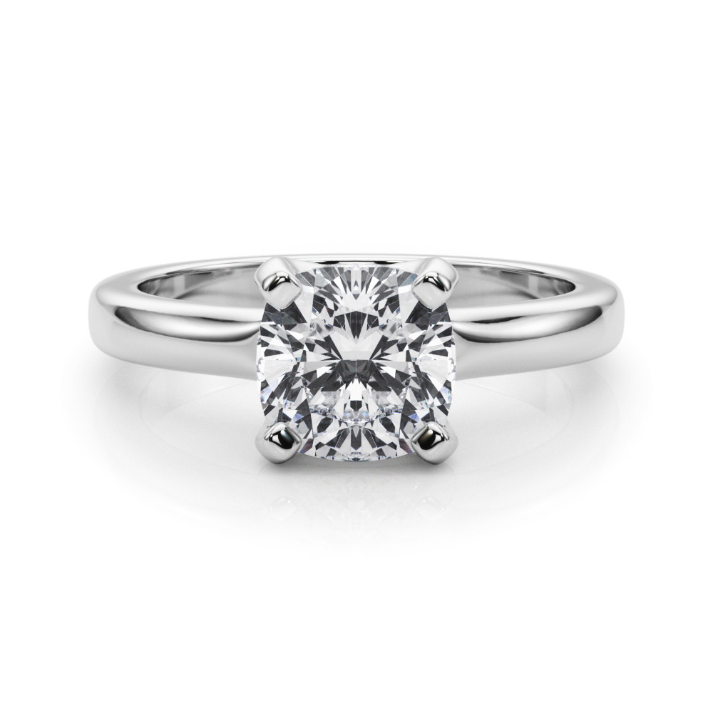 Mira Lab Grown Diamond Classic Solitaire Engagement Ring