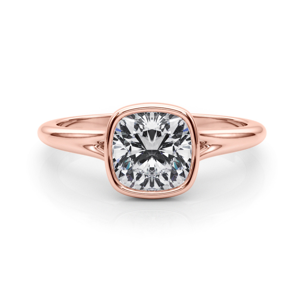 Harnily Lab Grown Diamond Rose Gold  Engagement Ring
