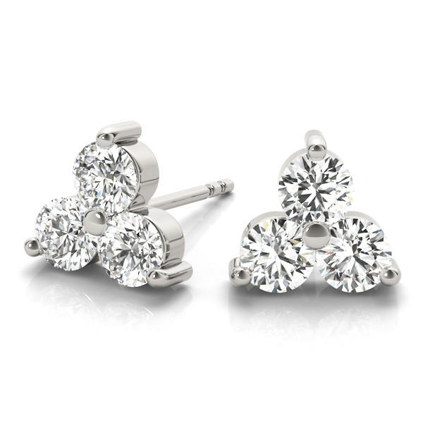 Ellen Lab Grown Cluster Diamond Earrings
