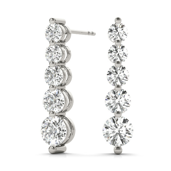 Thelma Lab Grown Cluster Diamond Earrings