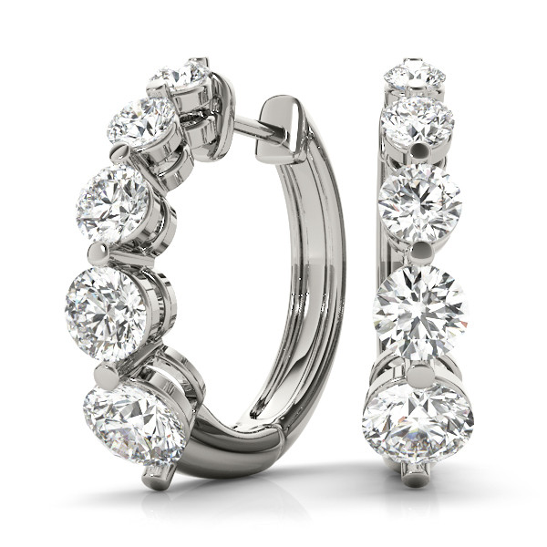 Penelope Lab Grown Journey Diamond Earrings