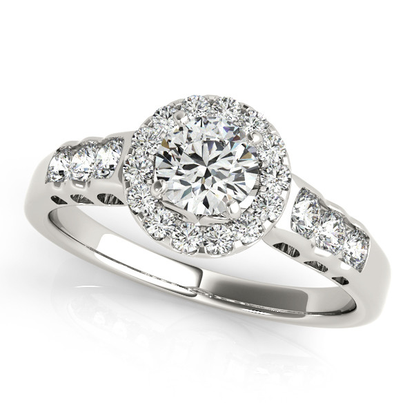 Katalyna Lab Grown Diamond Halo Engagement Ring