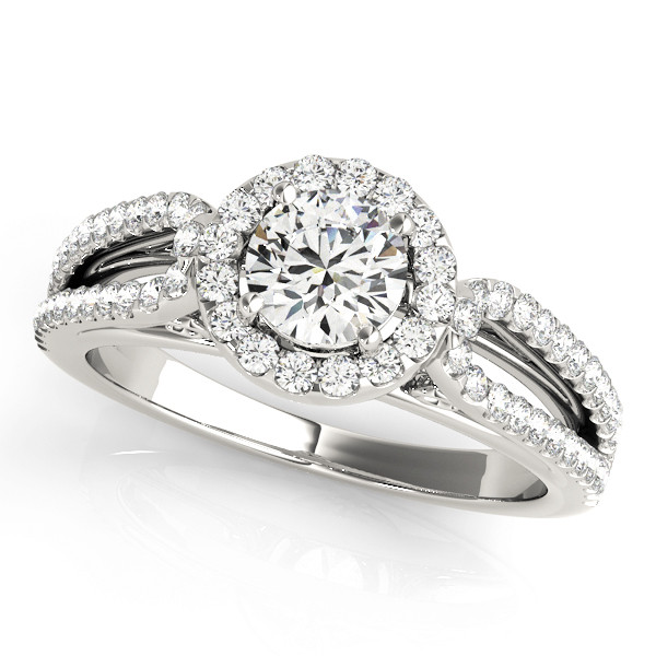 Lili Natural Halo Diamond Ring