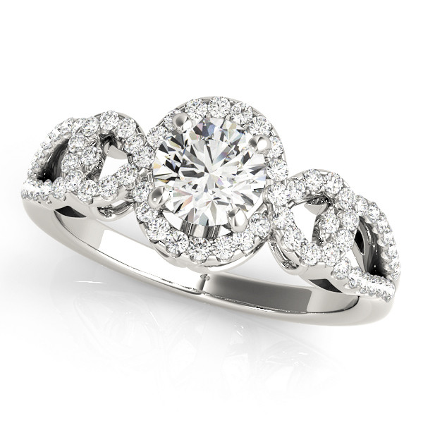 Jrue Natural Halo Diamond Ring