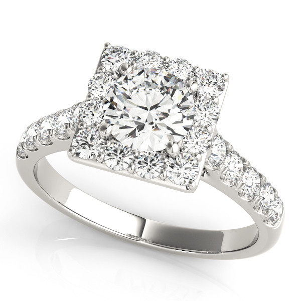 Lulu Natural Halo Diamond Ring