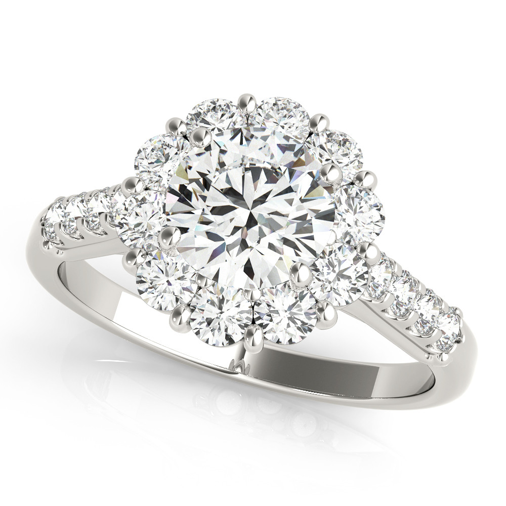 Jude Natural Halo Diamond Ring