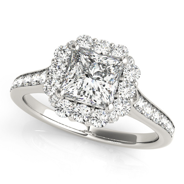 Joan Natural Halo Diamond Ring