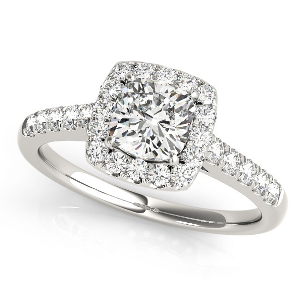 Lorraine Natural Halo Diamond Ring