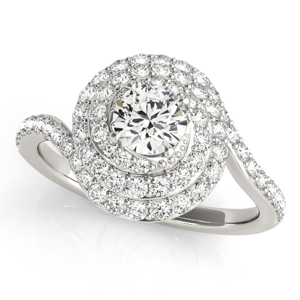 Kamdyn Natural Halo Diamond Ring