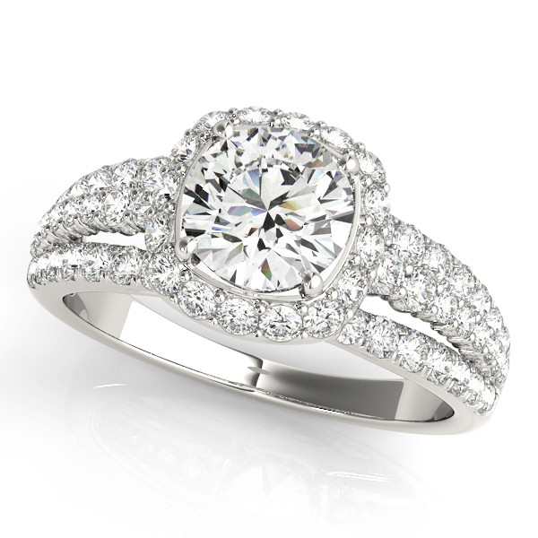 Lanie Natural Halo Diamond Ring