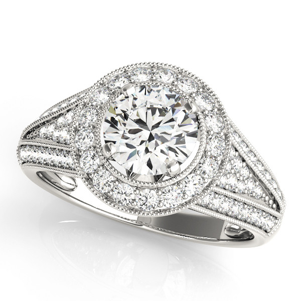 Kaleigh Natural Halo Diamond Ring