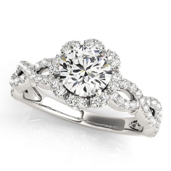 Jackie Natural Halo Diamond Ring