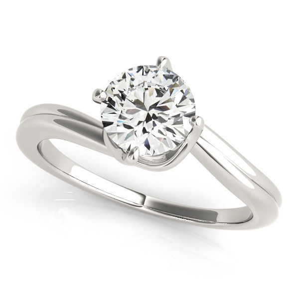 Makenzie Lab Grown 4 Prong Classic Solitaire Engagement Diamond Ring
