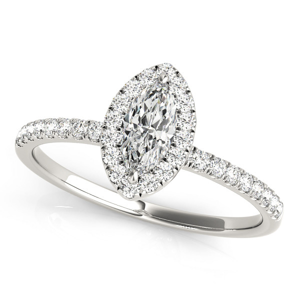 Kendra Natural Halo Diamond Ring