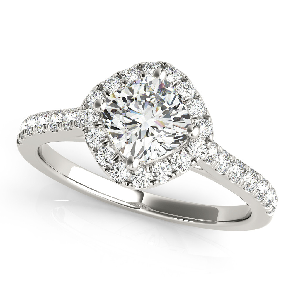 Kristen Natural Halo Diamond Ring