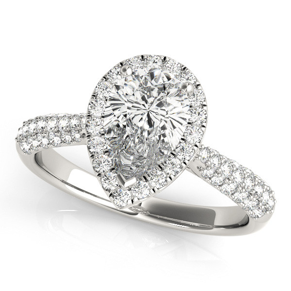 Jazmine Natural Halo Diamond Ring