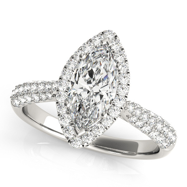 Kamari Natural Halo Diamond Ring