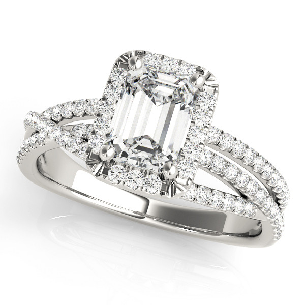 Joselyn Natural Halo Engagement Diamond Ring