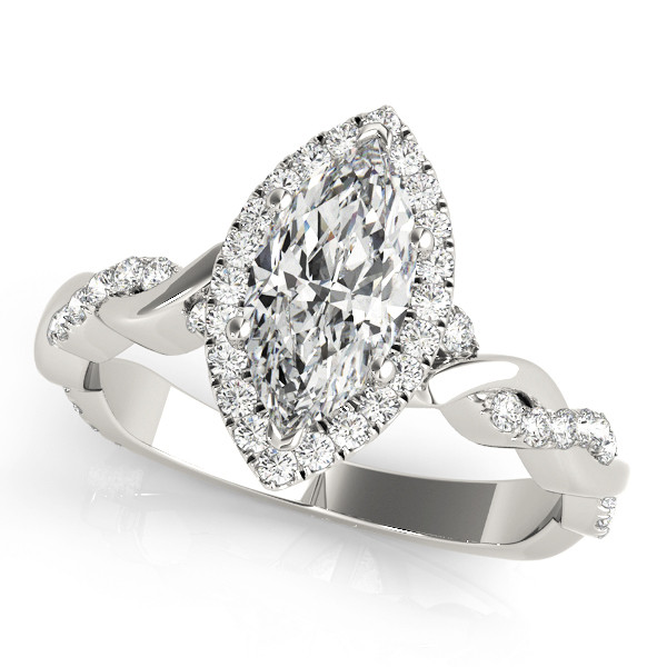 Lisa Natural Halo Diamond Ring
