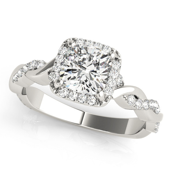 Keelay Natural Halo Diamond Ring