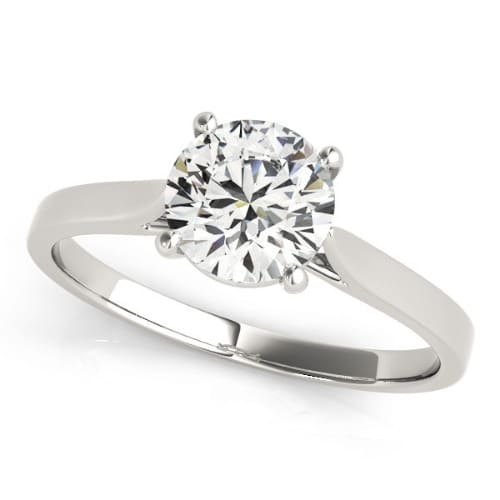 Maci Natural 4 Prong Solitaire Diamond Ring