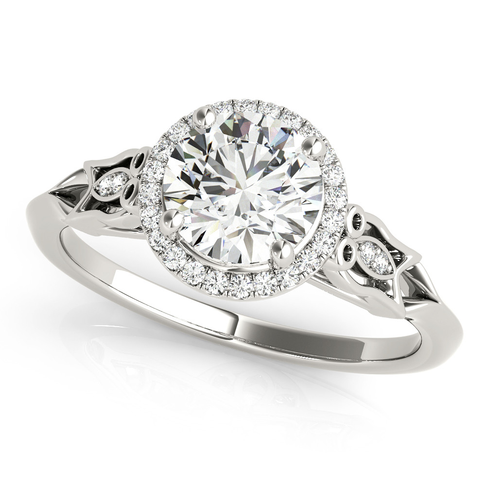 Janice Natural Halo Diamond Ring