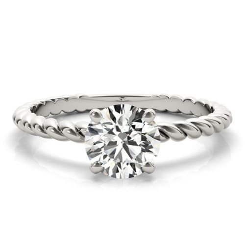 Mallory Lab Grown Diamond 4 Prong Classic Solitaire Engagement Ring