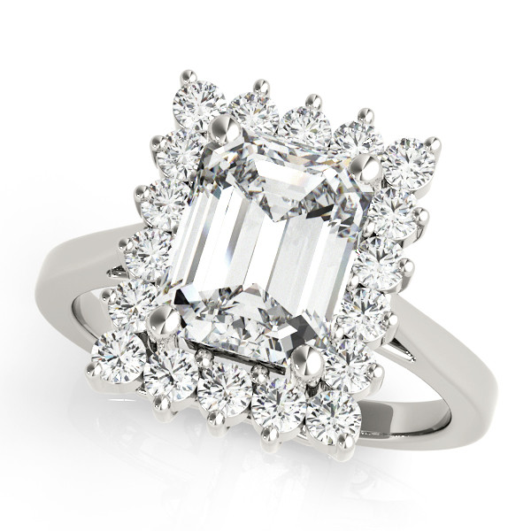 Kacey Natural Halo Diamond Ring