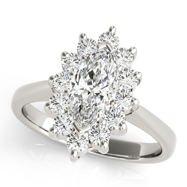 Kallie Natural Halo Diamond Ring